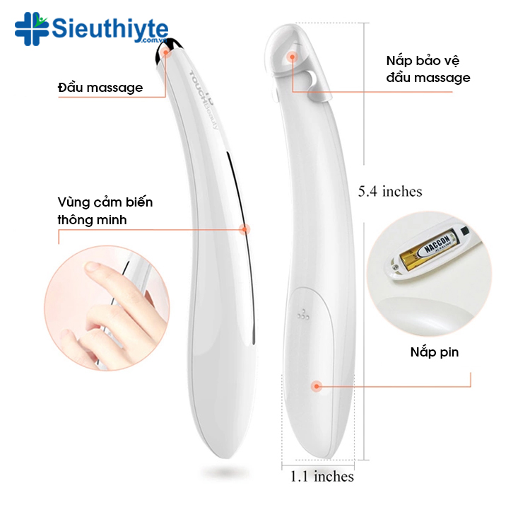 Máy massage mắt TouchBeauty TB1583