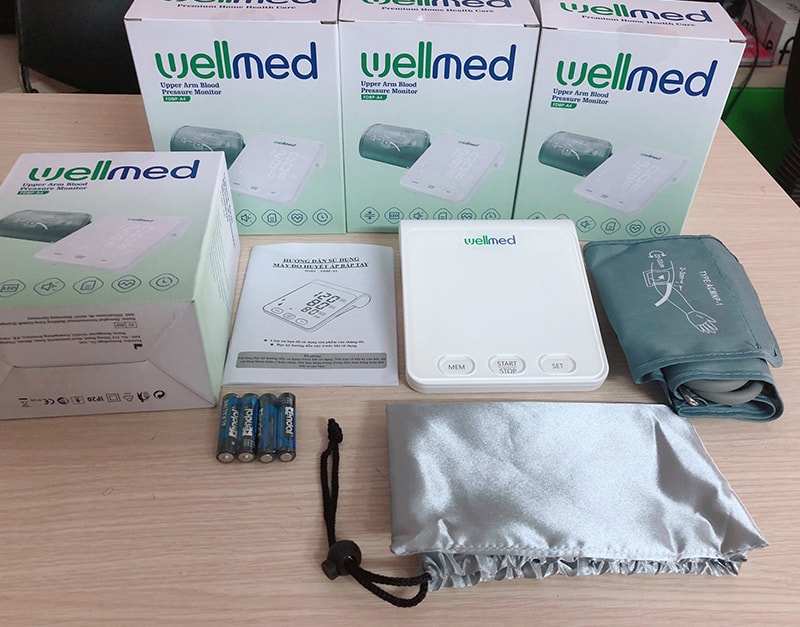 Máy đo huyết áp cao cấp Wellmed FDBP-A4