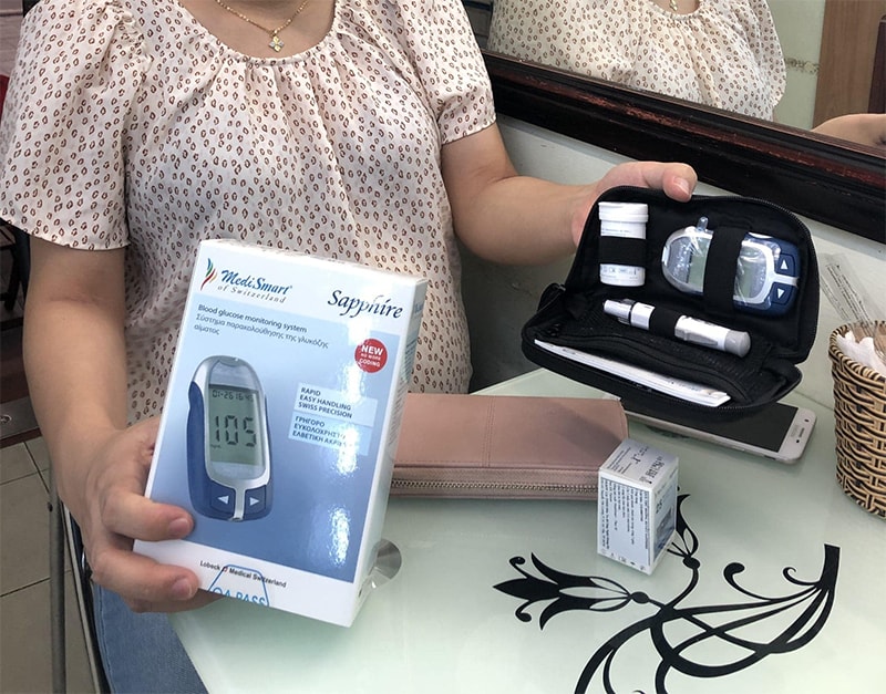 Máy đo đường huyết Medismart Sapphire Plus