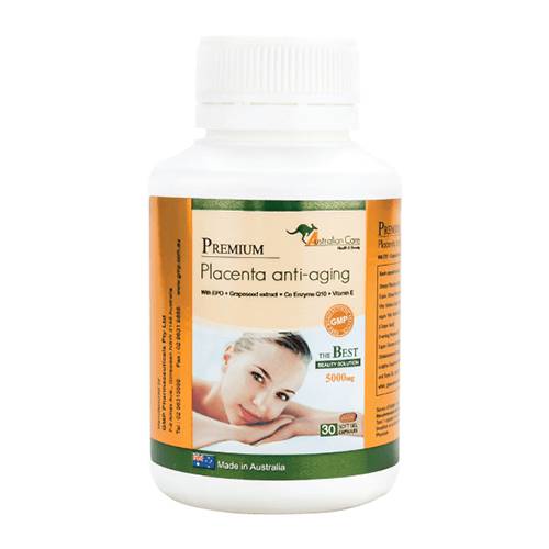 Viên nhau thai cừu Premium Placenta Anti-Aging 30v
