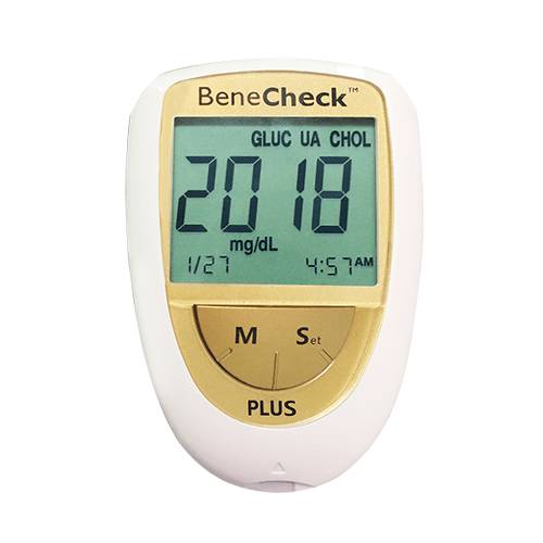 Combo Máy đo đường huyết Benecheck 3in1 - Máy đo huyết áp cổ tay Medistar +