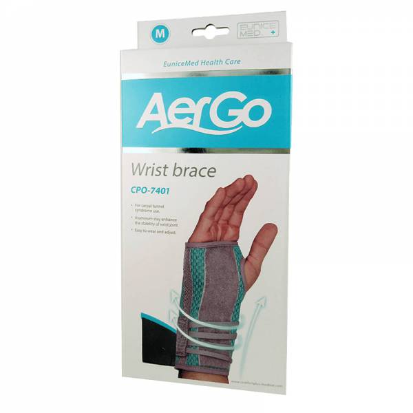 Đai nẹp cố định khớp cổ tay cao cấp Aergo CPO-7401
