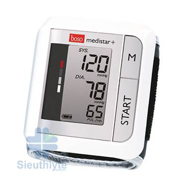 Máy đo huyết áp điện tử cổ tay Boso Medistar + 