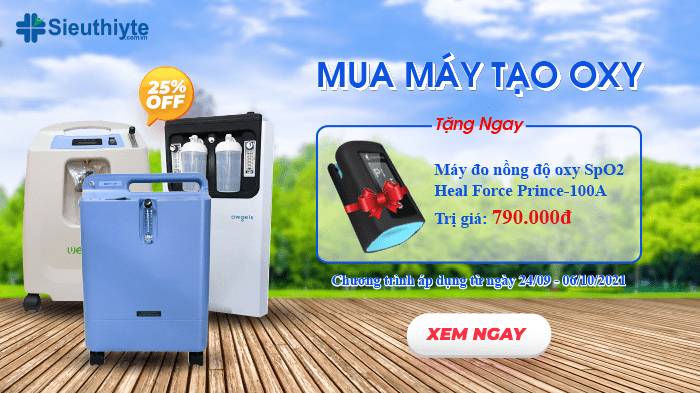 SỐC CHƯA TỪNG CÓ: Mua Máy Tạo Oxy TẶNG NGAY Máy Đo Nồng Độ Oxy Trị Giá 790.000Đ