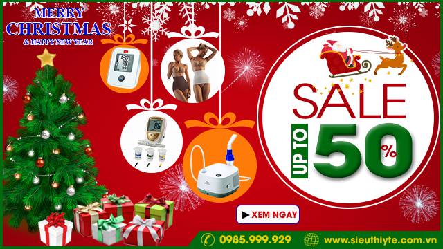 Tưng bừng giáng sinh, chào đón năm mới, giảm giá “ Sốc” 