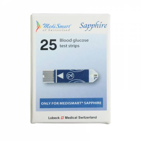 Que thử đường huyết máy đo Sapphire Plus (25 que)