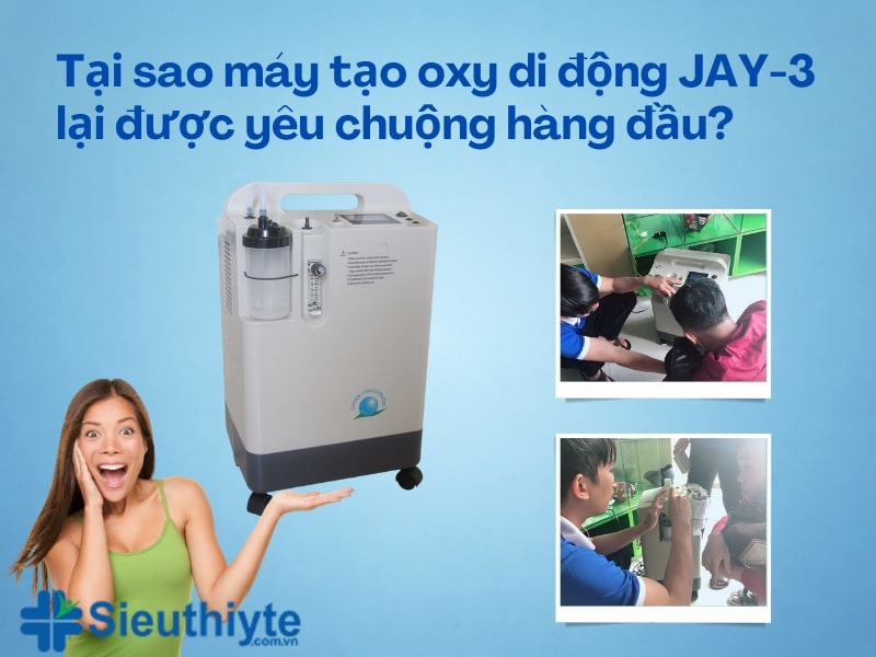 JAY-3 máy tạo oxy đáng mua nhất hiện nay