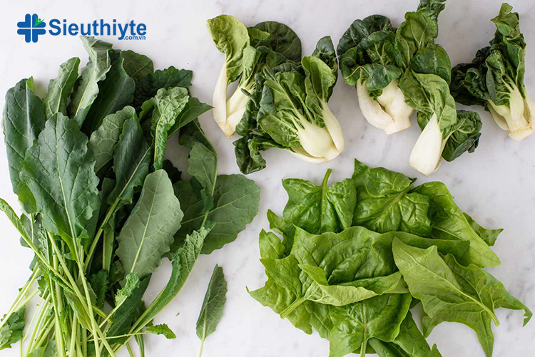 Thực phẩm càng ăn càng giảm mỡ bụng chính là các loại rau lá xanh không chứa tinh bột