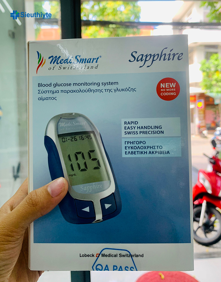 Máy đo đường huyết Medismart Sapphire Plus có tốt không