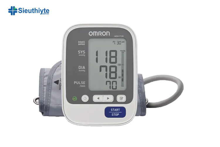Cách đọc máy đo huyết áp Omron