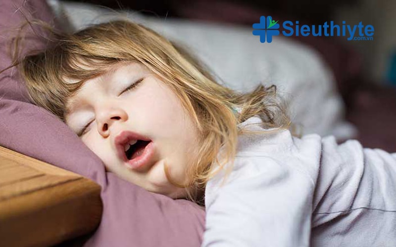 trẻ ngủ ngáy có thể mắc hội chứng rối loạn thở