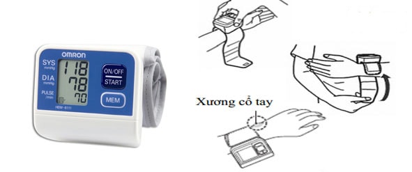 Cách sử dụng máy đo huyết áp cổ tay Omron 