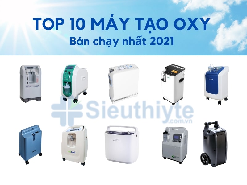Top 10 máy trợ thở oxy cá nhân sử dụng tại nhà