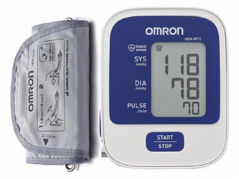 Máy đo áp suất máu năng lượng điện tử Omron Hem-8712