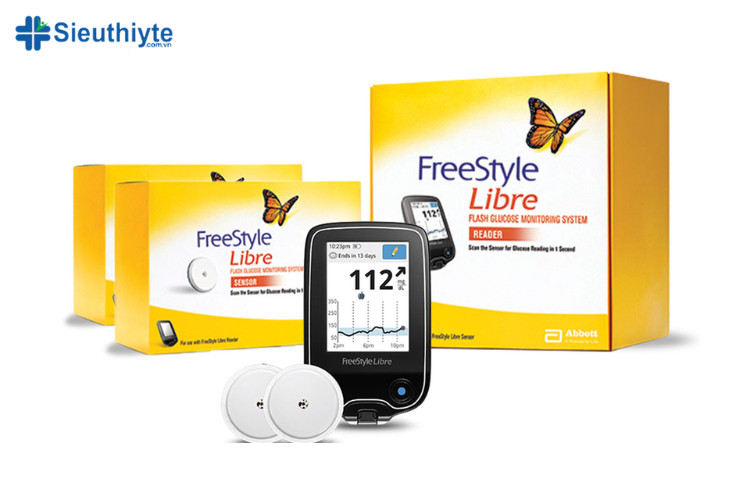 Máy đo đường huyết không cần lấy máu Freestyle Libre