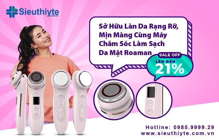 Sở Hữu Làn Da Rạng Rỡ, Mịn Màng Cùng Máy Massage Mặt Roaman