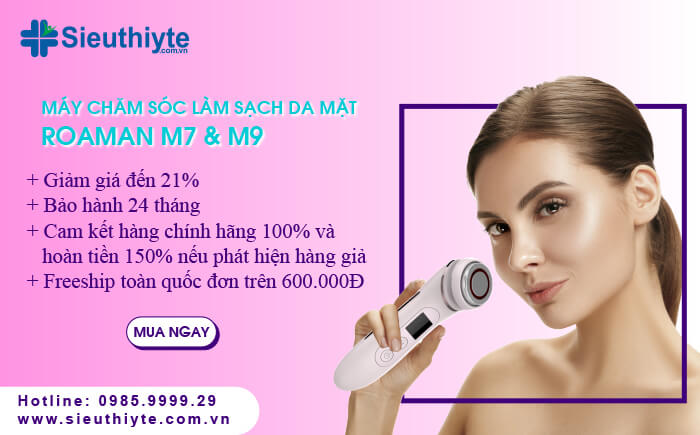 Ưu đãi khủng khi mua máy massage mặt M7 & M9