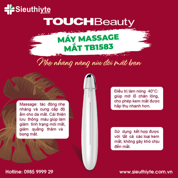 Máy massage mắt Touchbeauty TB1583