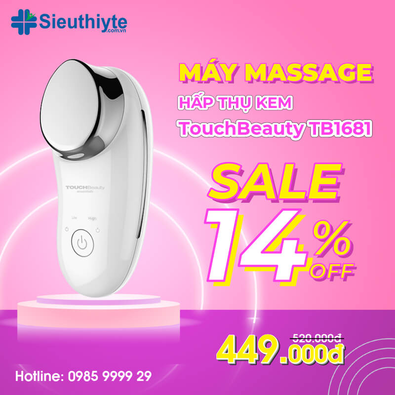 Máy massage hấp thụ kem TouchBeauty TB1681 