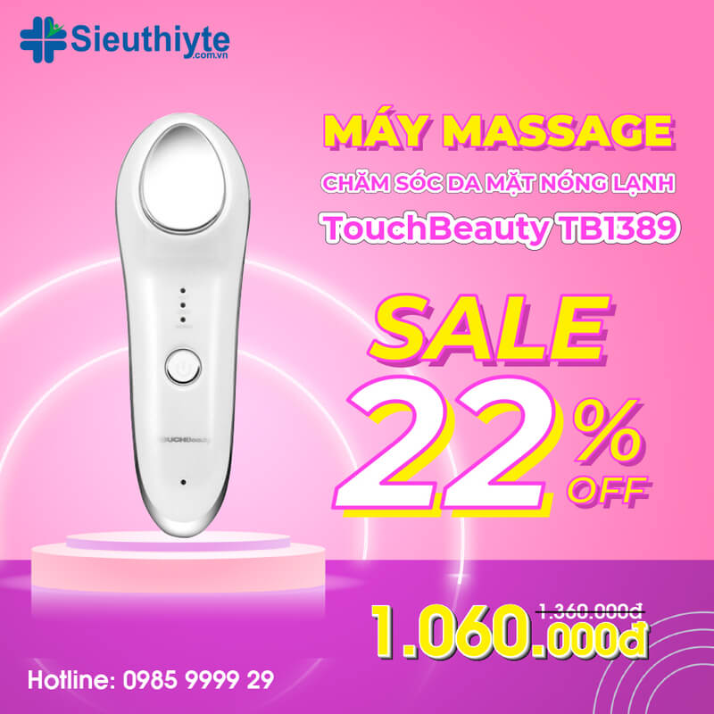 Máy chăm sóc da mặt nóng lạnh TouchBeauty TB1389