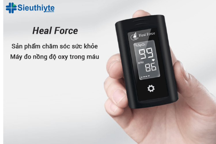 Máy đo nồng độ oxy trong máu SpO2 Heal Force Prince-100A