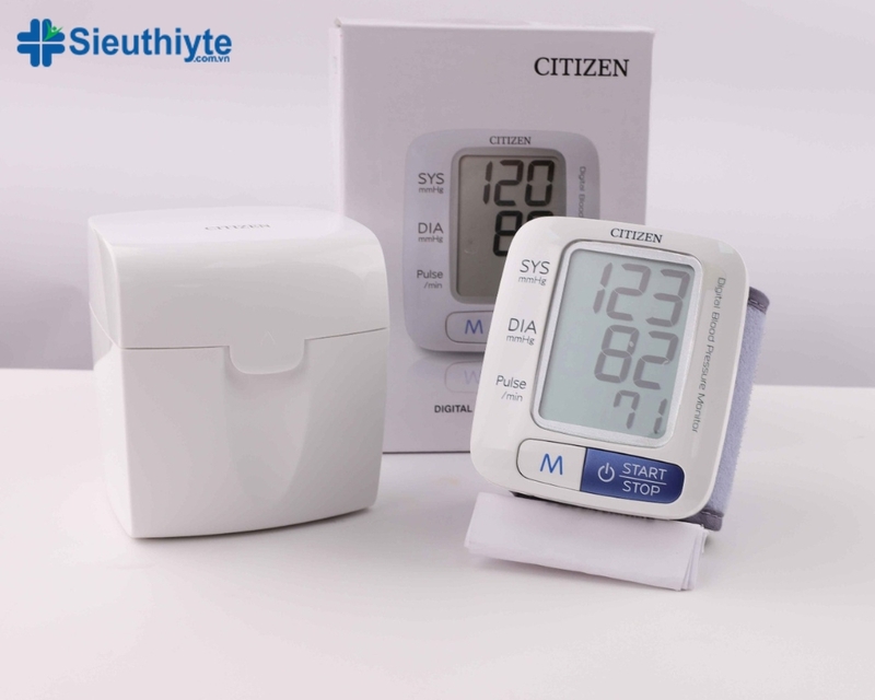 Máy đo huyết áp cổ tay Citizen CH-650