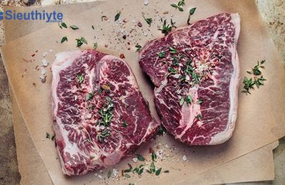 100g thịt bò cung cấp 12% lượng sắt khuyến nghị hàng ngày cũng như các vitamin và khoáng chất tốt cho sức khỏe