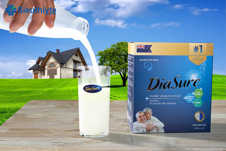 Sữa non cho người tiểu đường Diasure