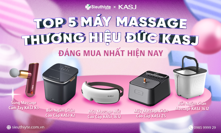 Top 5 máy massage thương hiệu Đức KASJ đáng mua nhất hiện nay