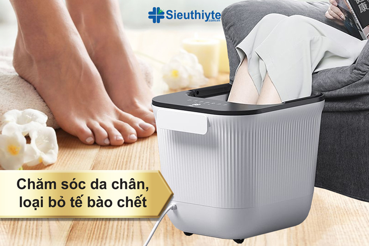 Dùng bồn ngâm chân thường xuyên có thể loại bỏ tế bào da chết và dưỡng ẩm cho chân