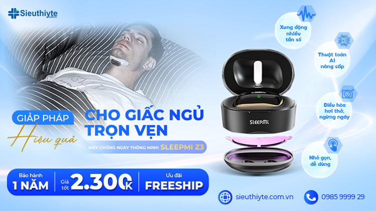 Máy chống ngủ ngáy SleepMi Z3 đồng hành cùng bạn trong mọi giấc ngủ ngon