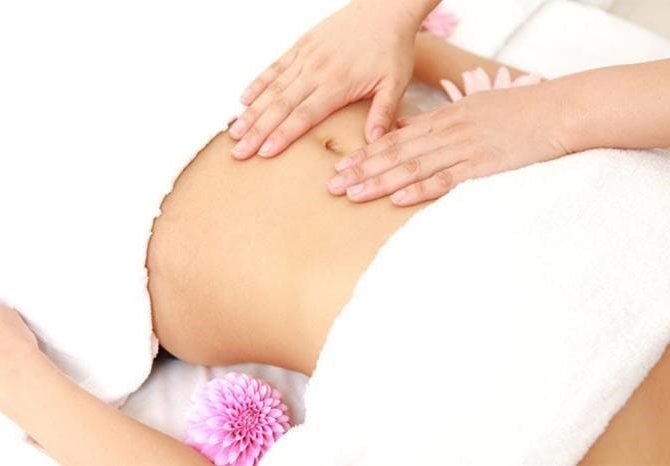 Massage giảm mỡ bụng