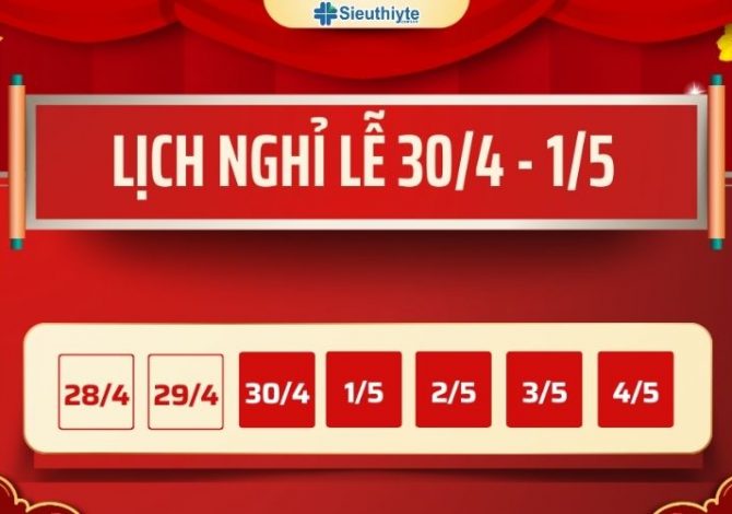 Lịch nghỉ lễ 30/4 - 1/5 năm 2025