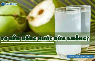 F0 nên uống nước dừa không