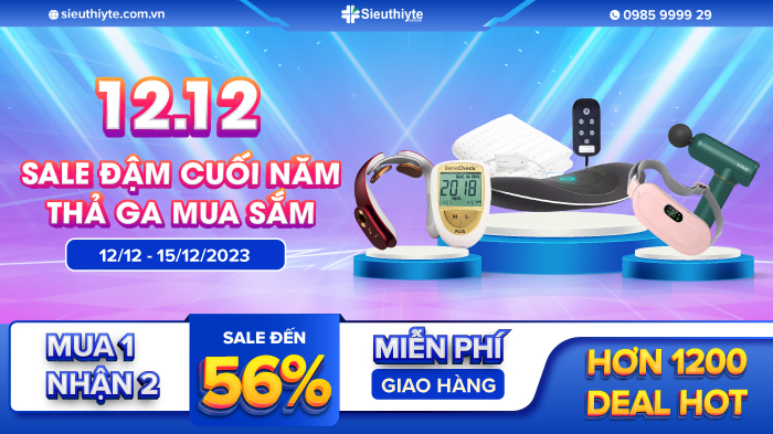 12.12 - Sale Đậm Cuối Năm, Thả Ga Mua Sắm! Hơn 1200 Deal Mua 1 Nhận 2 Và Giảm Đến 56%