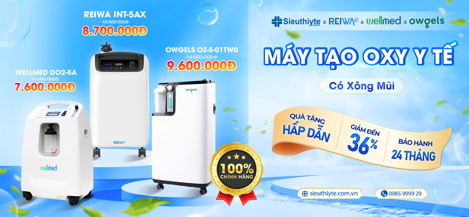 Banner Khuyến Mãi Máy Tạo Oxy