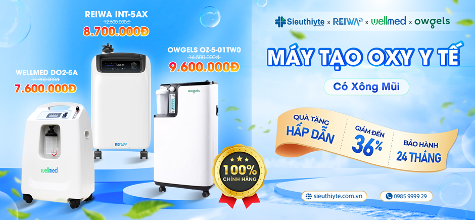 Banner Khuyến Mãi Máy Tạo Oxy