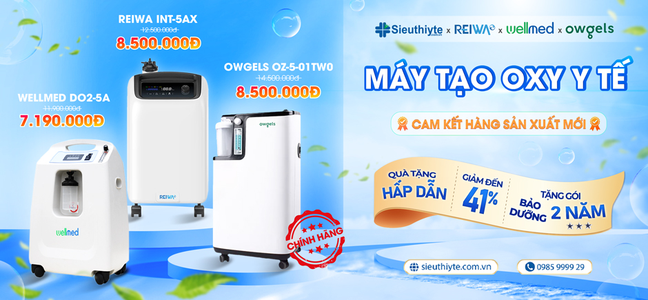 Banner Khuyến Mãi Máy Tạo Oxy