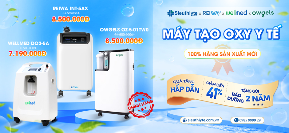 Banner Khuyến Mãi Máy Tạo Oxy
