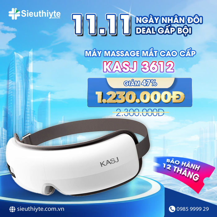 Máy massage mắt cao cấp KASJ 3612