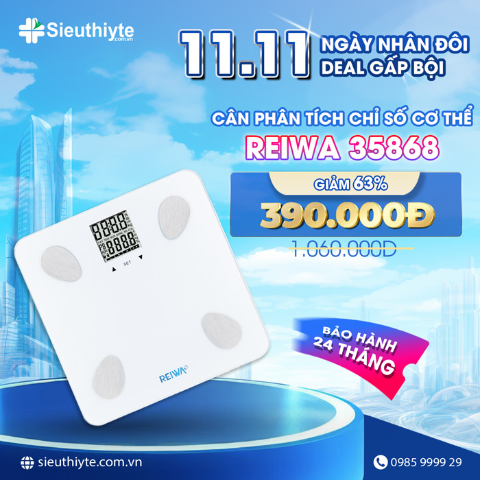Cân phân tích chỉ số cơ thể Reiwa 35868