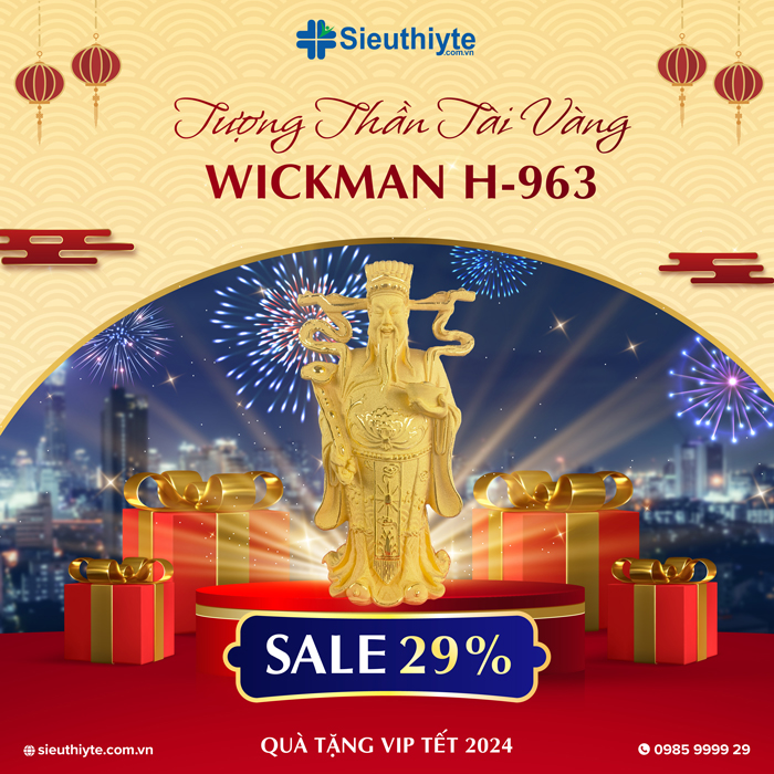 Tượng Thần Tài Vàng Wickman H-963