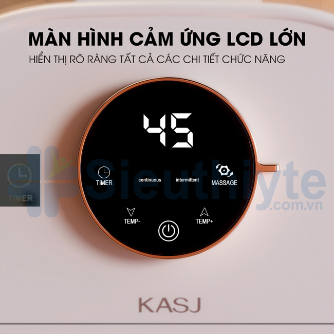 Bồn massage chân bấm huyệt 360 độ KASJ T6 - Hình 4