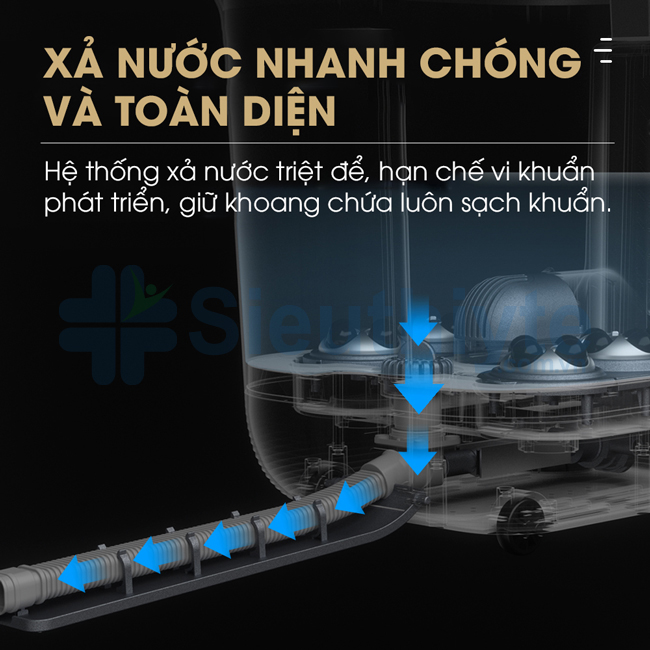 Bồn massage ngâm chân khử trùng KASJ Z201 - Hình 5
