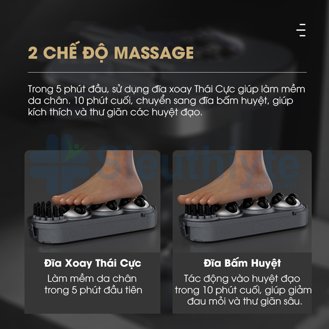 Bồn massage ngâm chân khử trùng KASJ Z201 - Hình 3