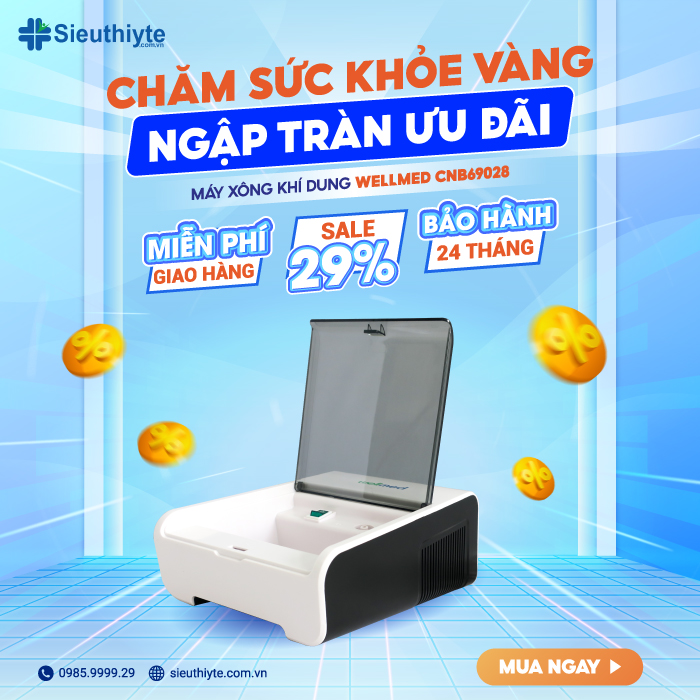 Máy xông khí dung Wellmed CNB69028