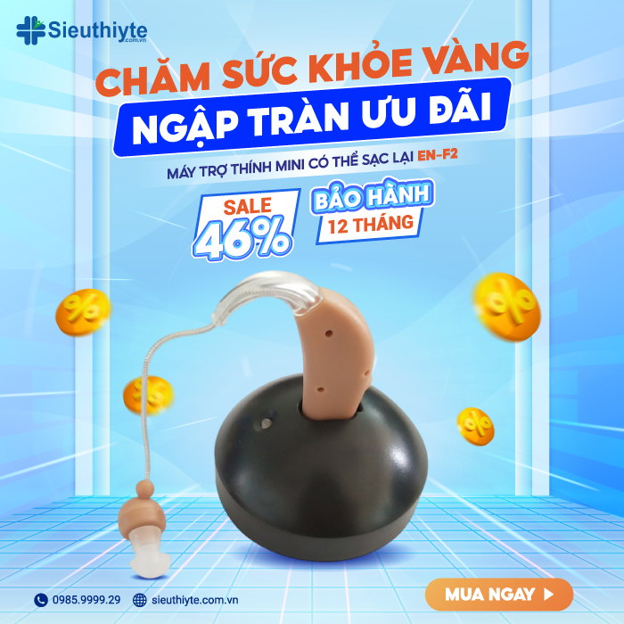 Máy trợ thính mini có thể sạc lại EN-F2