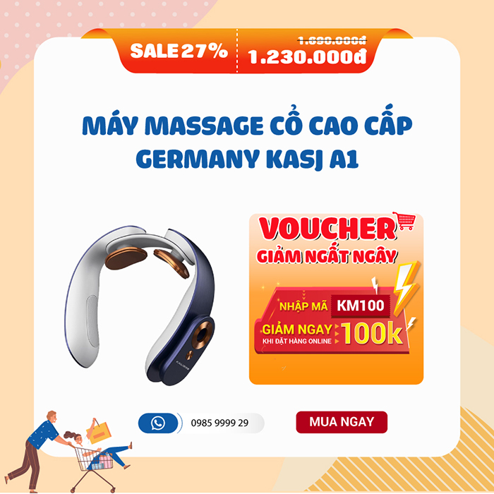 Đặt mua ngay Máy massage cổ cao cấp Germany KASJ A1