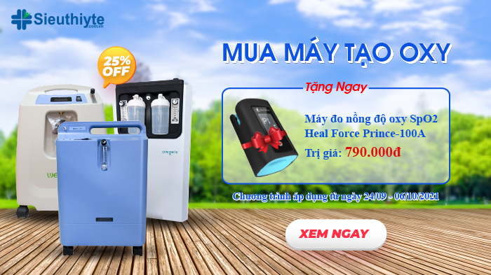 SỐC CHƯA TỪNG CÓ: Mua Máy Tạo Oxy TẶNG NGAY Máy Đo Nồng Độ Oxy Trị Giá 790.000Đ