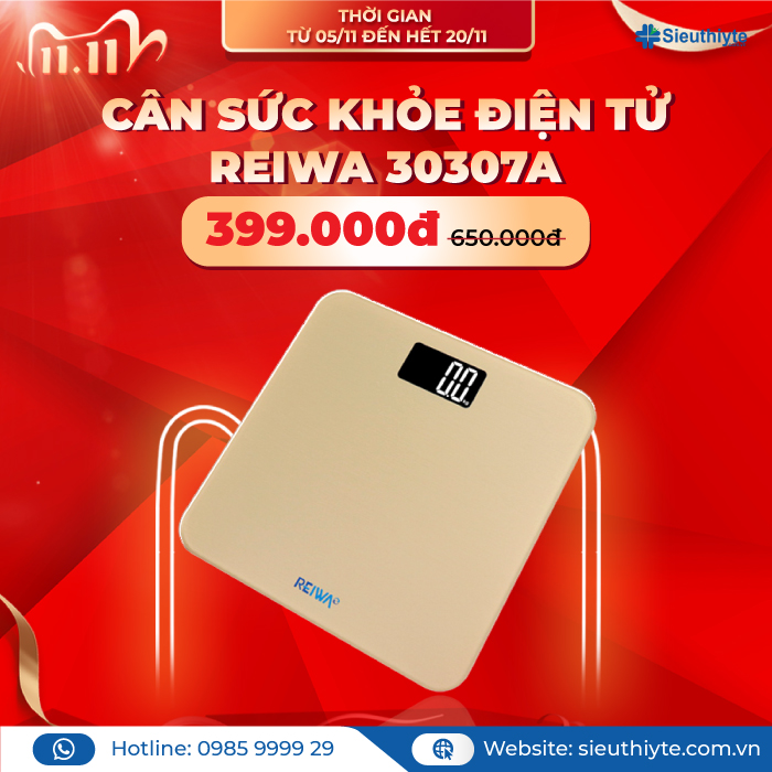 Cân sức khỏe điện tử Reiwa 30307A